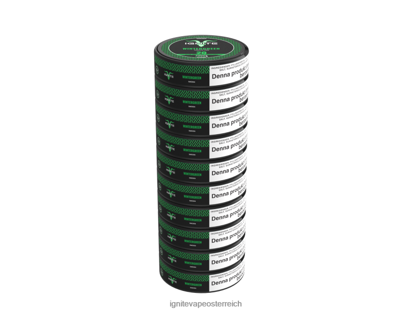 IGNITE Vape Shop - IGNITE Nikotinbeutel 10er-Pack 02LT00179 wintergrün