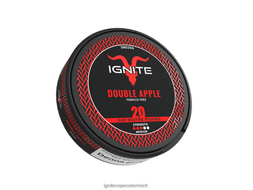 IGNITE Vapes For Sale - IGNITE Nikotinbeutel 02LT00166 Doppelapfel