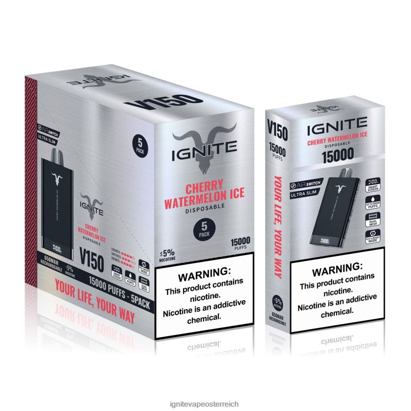 IGNITE Preise - IGNITE V150 Vape Pen 5er-Pack 02LT0085 grüner Apfel