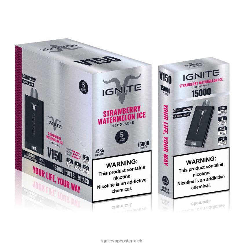 IGNITE Preise - IGNITE V150 Vape Pen 5er-Pack 02LT0085 grüner Apfel