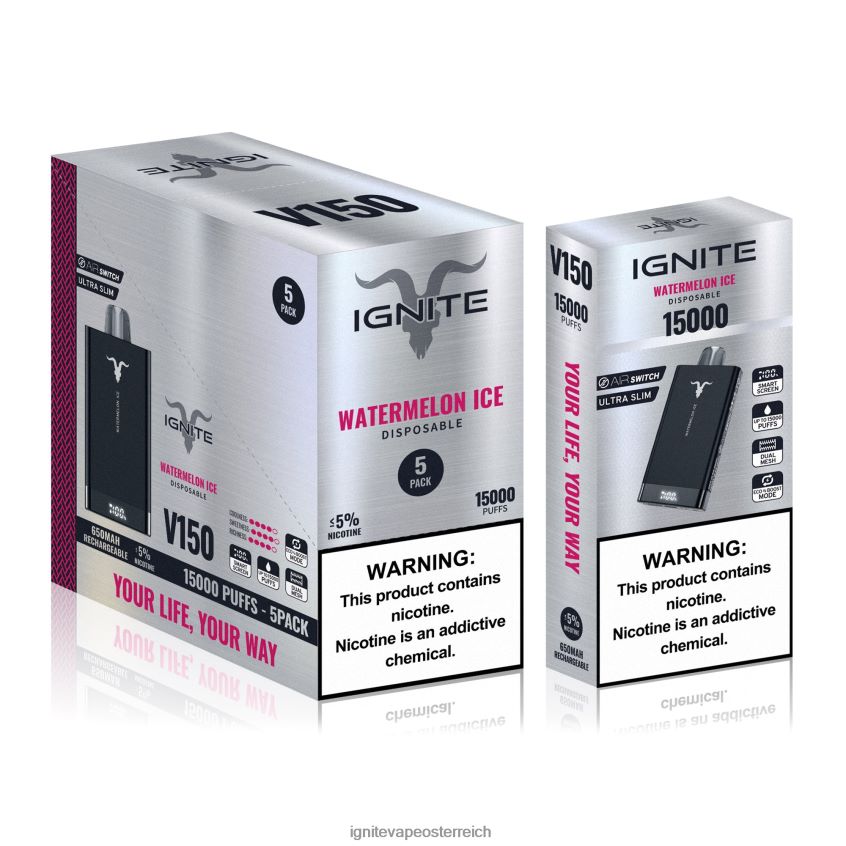 IGNITE Preise - IGNITE V150 Vape Pen 5er-Pack 02LT0085 grüner Apfel