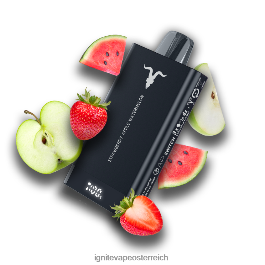 IGNITE Vapes For Sale - IGNITE V150 Vape-Stift 02LT0076 Erdbeer-Apfel-Wassermelone