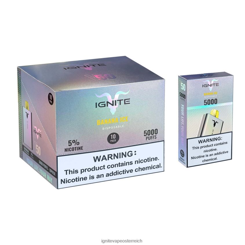 IGNITE Preise - IGNITE V50 Vape Pen 10er-Pack 02LT00145 grüner Apfel