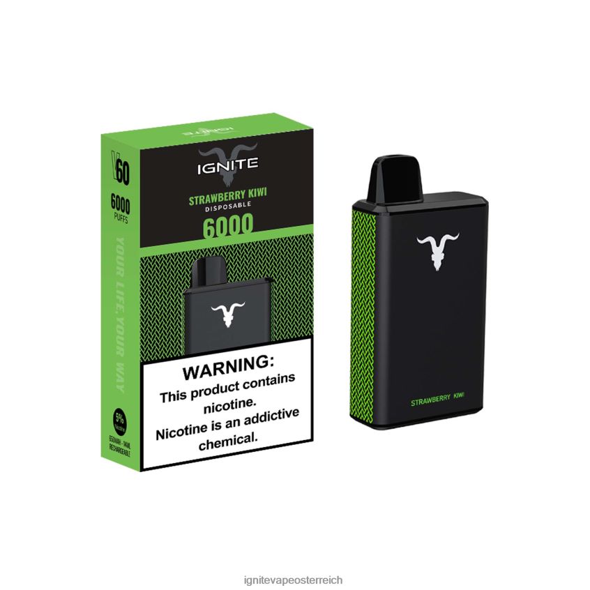 IGNITE Pods For Sale - IGNITE V60 Vape-Stift 02LT0037 Erdbeer-Kiwi