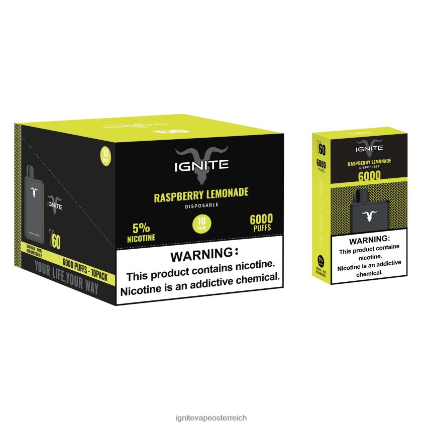 IGNITE Store - IGNITE V60 Vape Pen 10er-Pack 02LT0018 Traubeneis