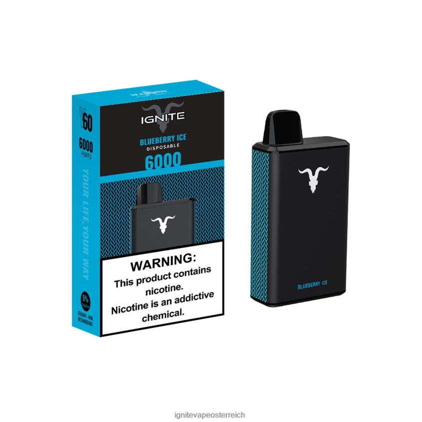 IGNITE Store - IGNITE V60 Vape-Stift 02LT0038 Erdbeere Banane