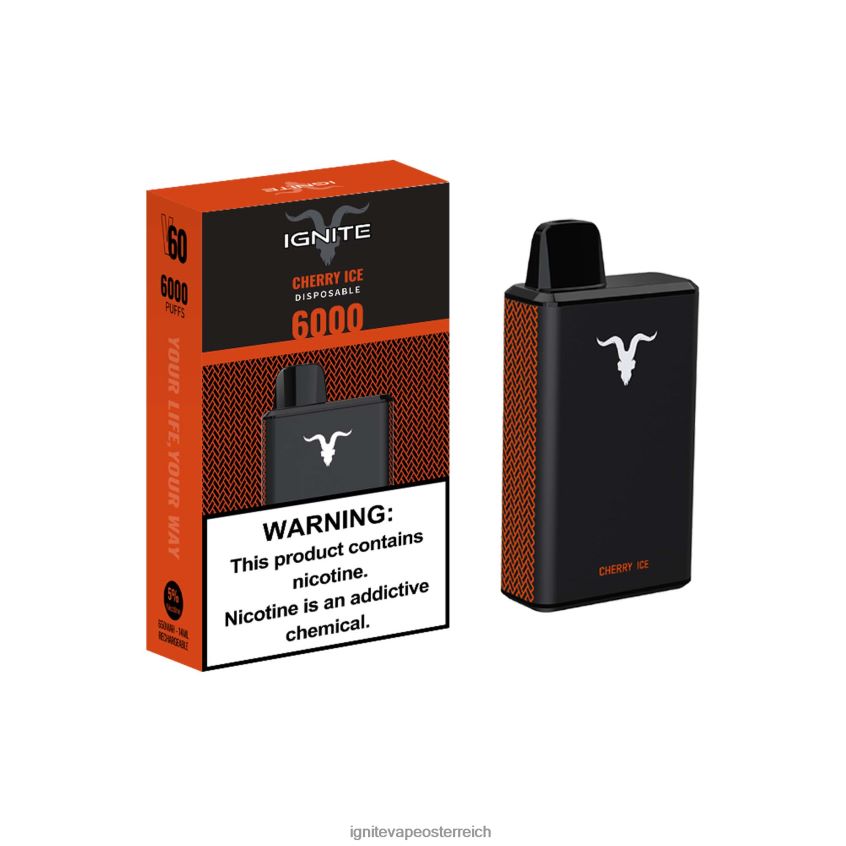 IGNITE Store - IGNITE V60 Vape-Stift 02LT0038 Erdbeere Banane