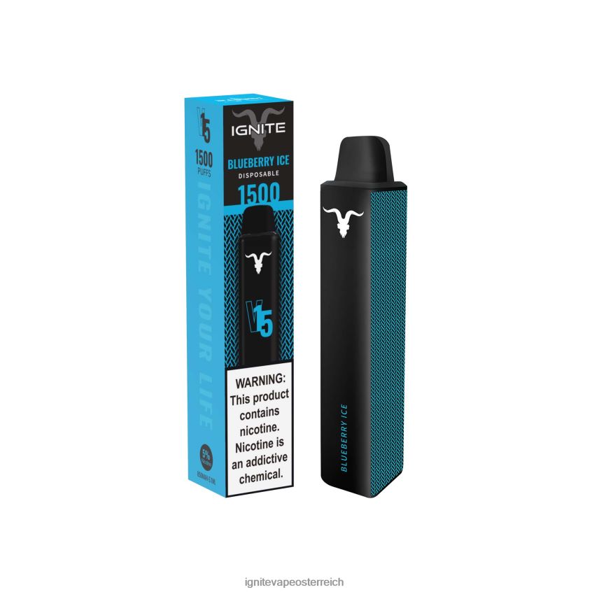 IGNITE Store - IGNITE V15 Vape-Stift 02LT00108 Blaubeereis